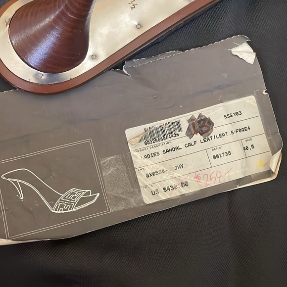 Authentic Fendi Leather Sandals - Picture 7 of 16